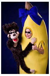Banana Lady singing telegram and roast