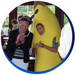 Banana Lady singing telegram and roast