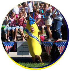 Banana Lady at a Parade